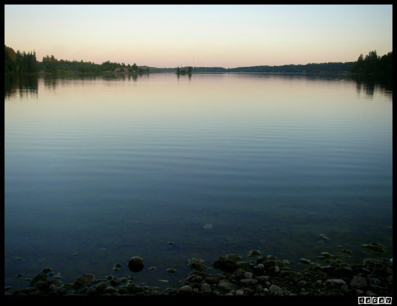 blue water